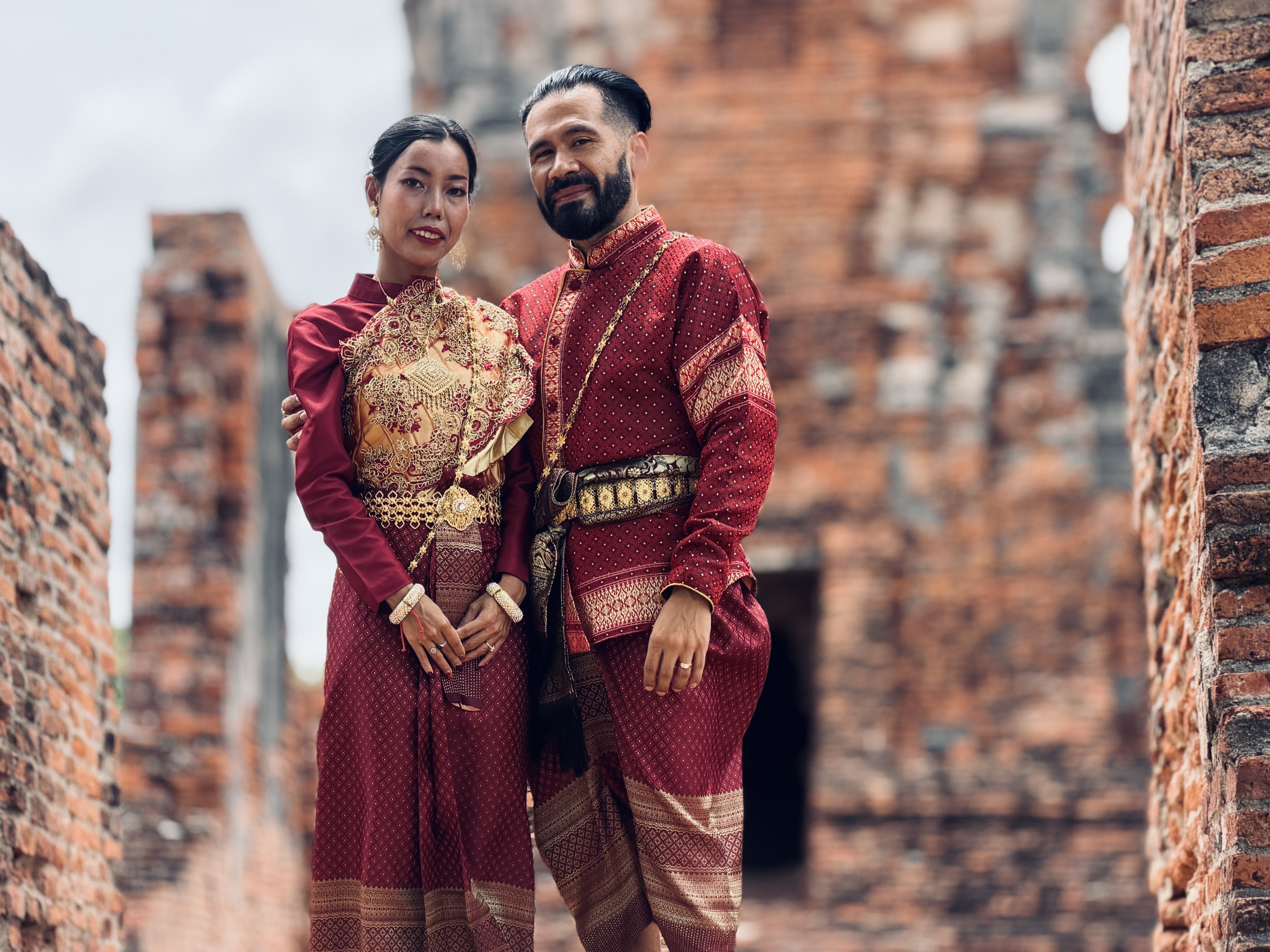 Traditional dress with Siriwan
